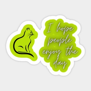 CUTE CHAT LOVER Sticker